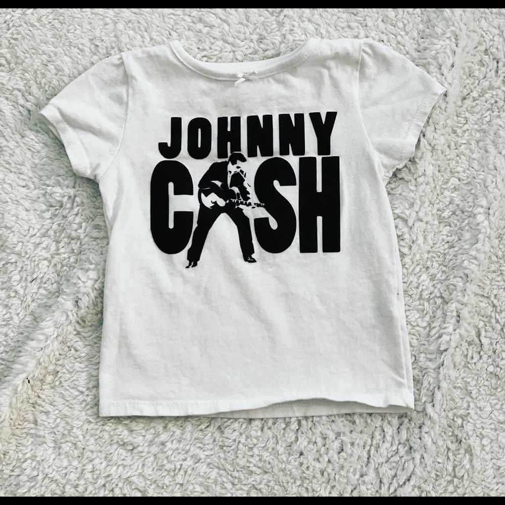 Custom Johnny Cash kids tee